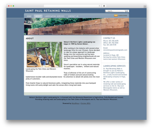 Partnerprogramm premium WordPress theme - stpaulretainingwalls.com