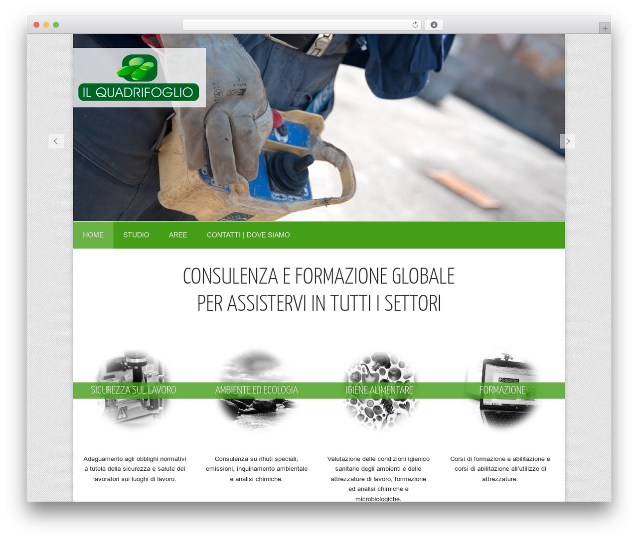 Theme WordPress Equipe - studioilquadrifoglio.com
