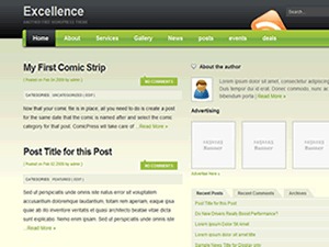 WordPress theme Excellence by Jai Nischal Verma