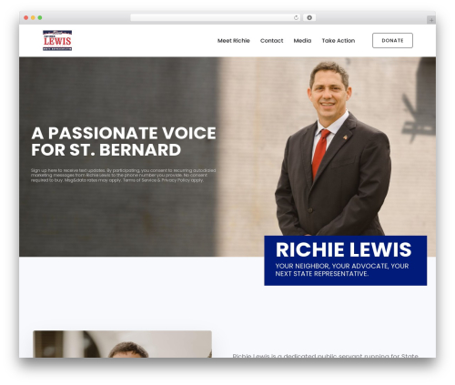 WordPress website theme Trydo - richielewis.com