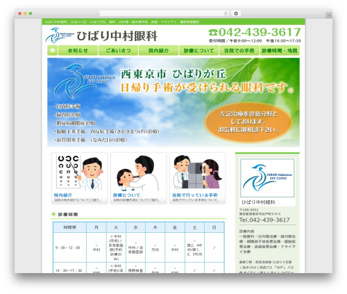 旧お医者さん WordPress theme - hibari-nakamuraganka.com