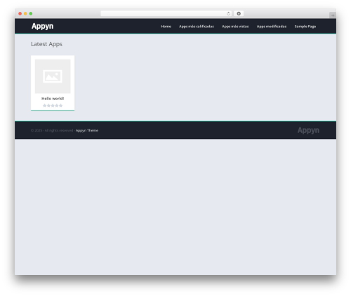 Appyn theme WordPress - haxplanet.com