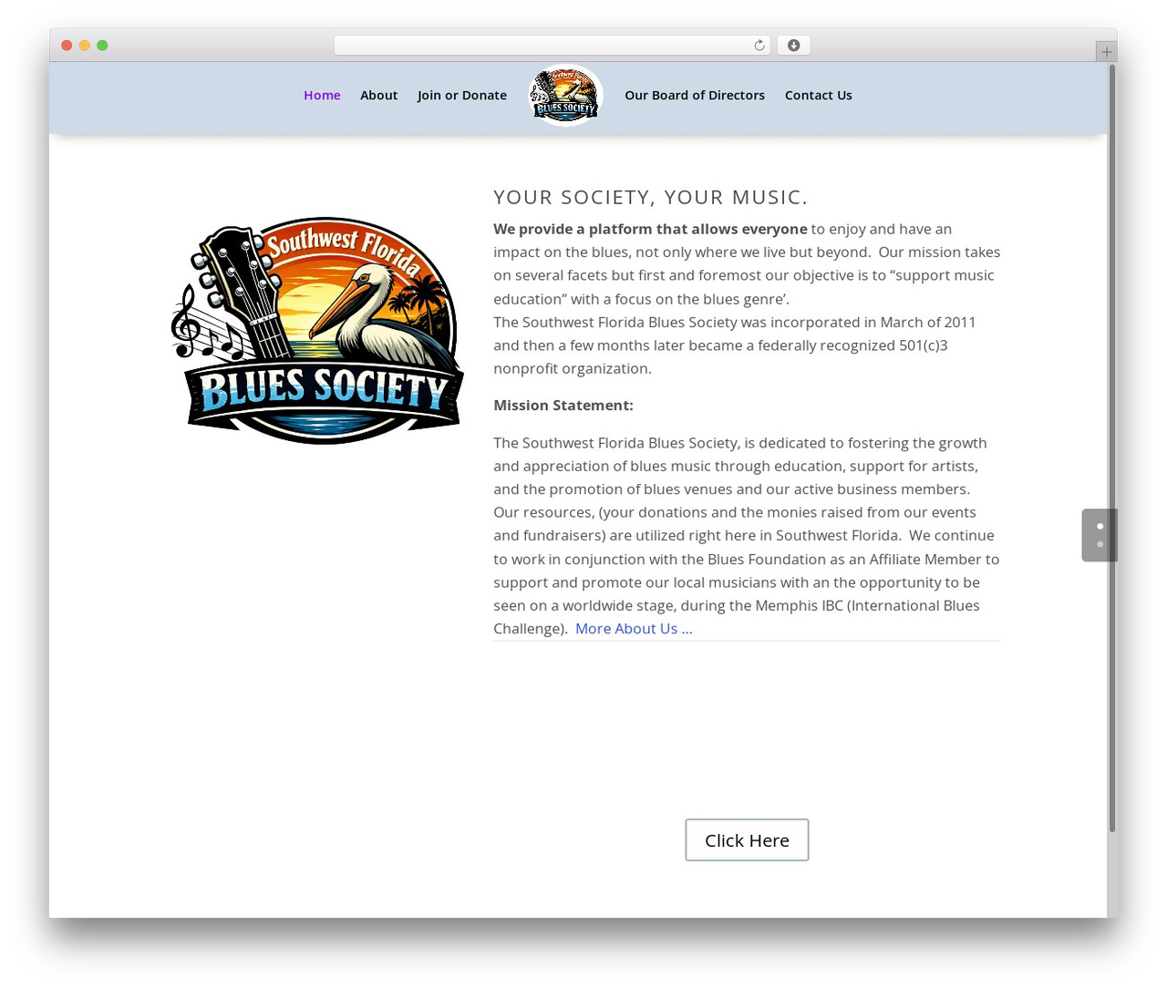 Divi WordPress theme - swfbs.org