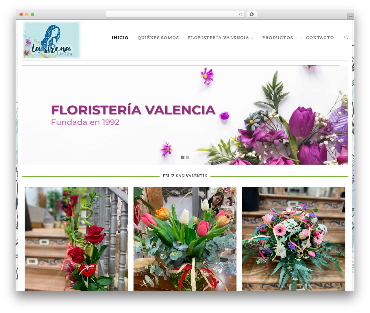 Iris WordPress theme - floristerialasirena.com Iris WordPress theme - floristerialasirena.com