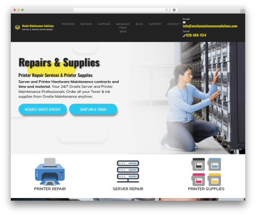 Onsite Maintenance Solutions WordPress theme - onsitemaintenancesolutions.com