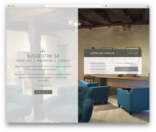 Realty best WordPress theme - suggestim.ch