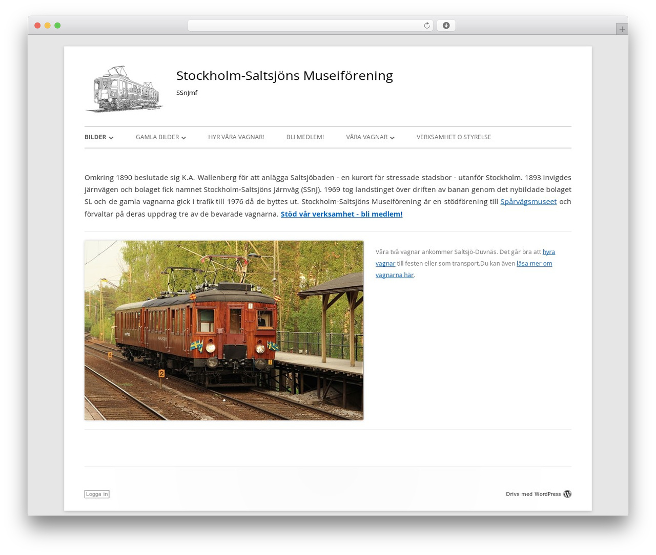 Tiny Forge WordPress theme - ssnj.se