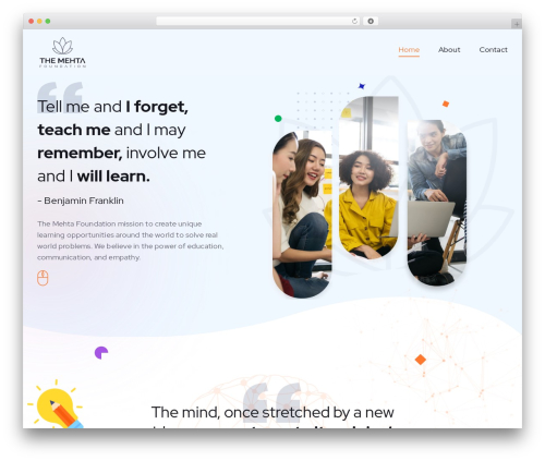 TMF WordPress theme - themehtafoundation.org