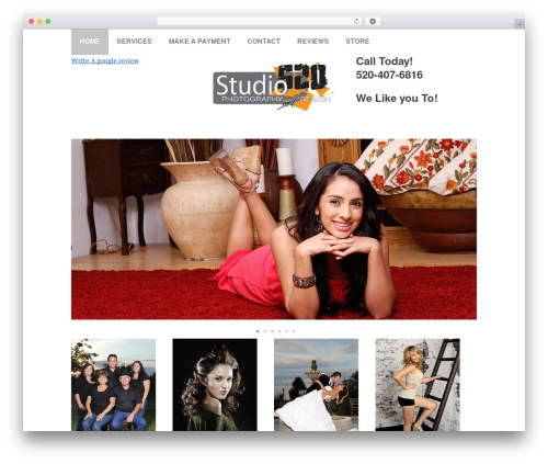 Rotatingtext WordPress plugin - studio520photography.com