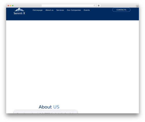 WordPress theme Hello Elementor - summit-x.com