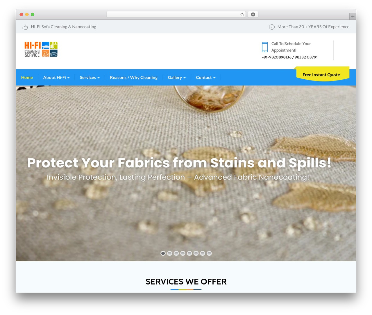 WordPress theme Makeclean - hificlean.com