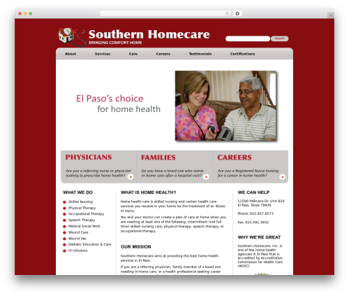 WordPress theme WordPress Theme 1017 - southernhomecare.us