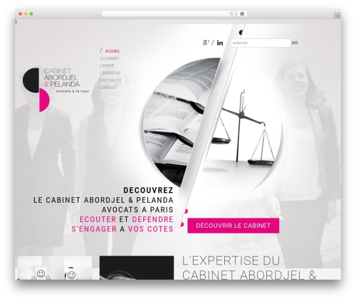 Cherry parallax WordPress plugin - cabinetabordjel.com