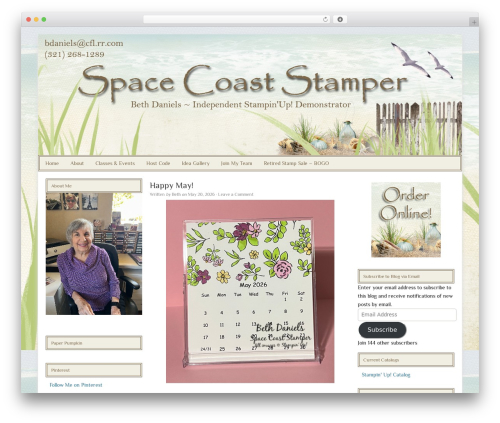 Theme WordPress Catalyst - spacecoaststamper.com