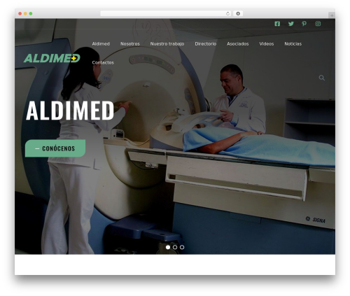 Indutri themer WordPress plugin - dmaldimed.com