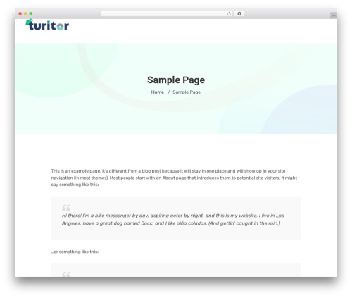 Turitor template WordPress - time4tutor.com