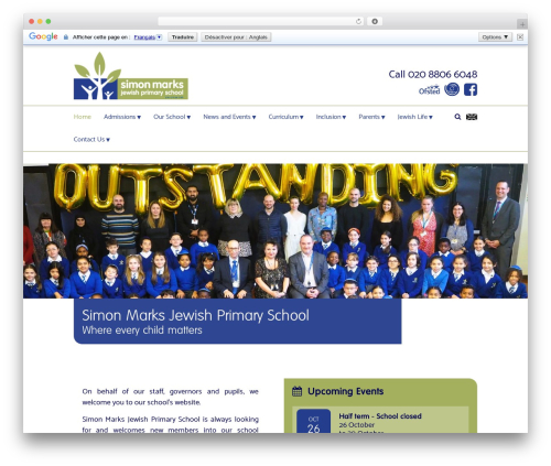 Website Framework premium WordPress theme - simonmarks.hackney.sch.uk