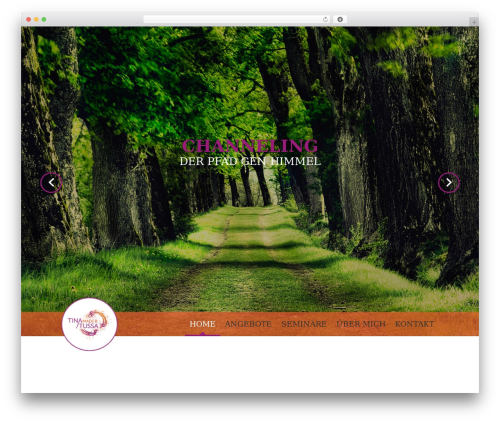 WordPress theme Blume Wordpress Theme - seelenpfade.net