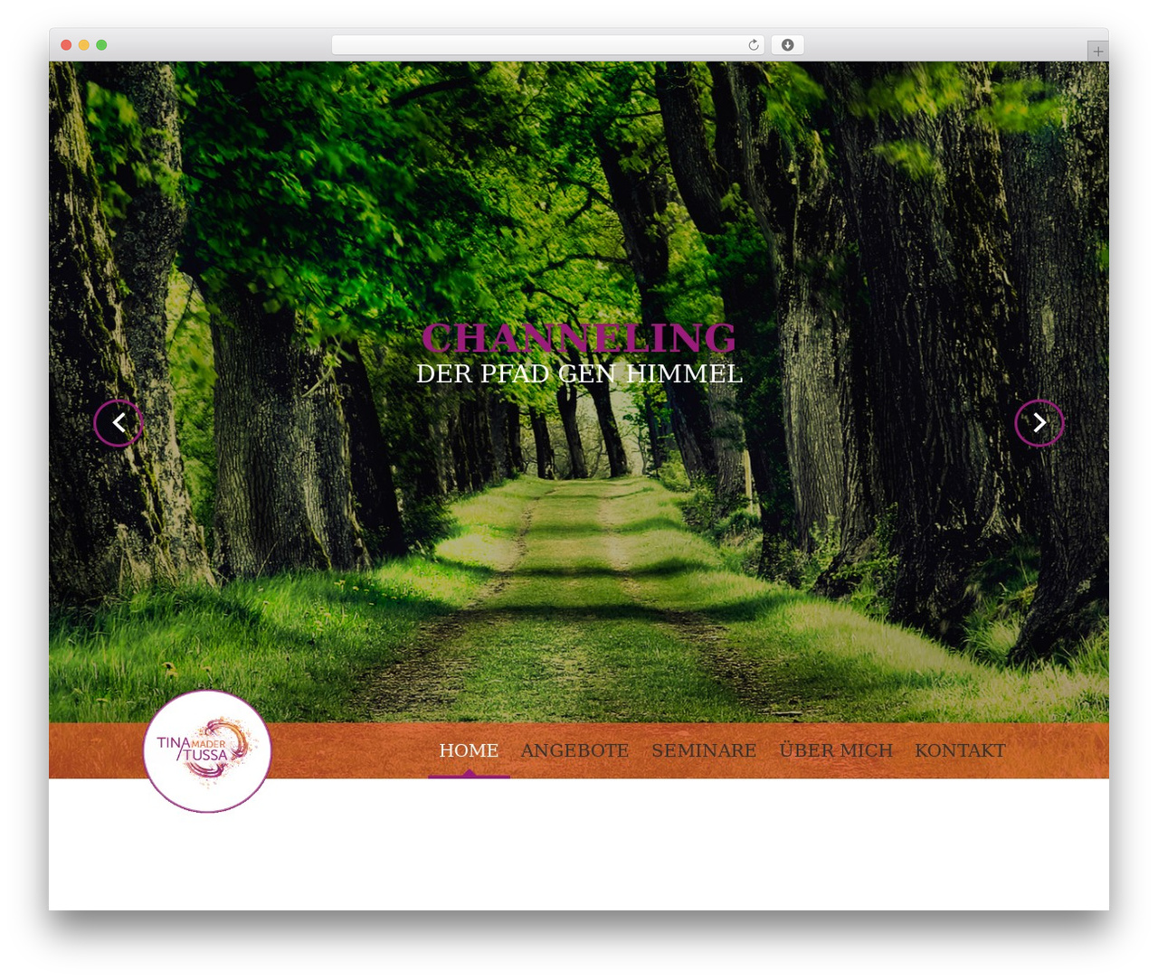 WordPress theme Blume Wordpress Theme - seelenpfade.net