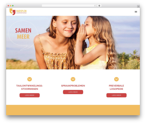 WordPress theme Creātus - logopediepraktijkmarisplein.nl