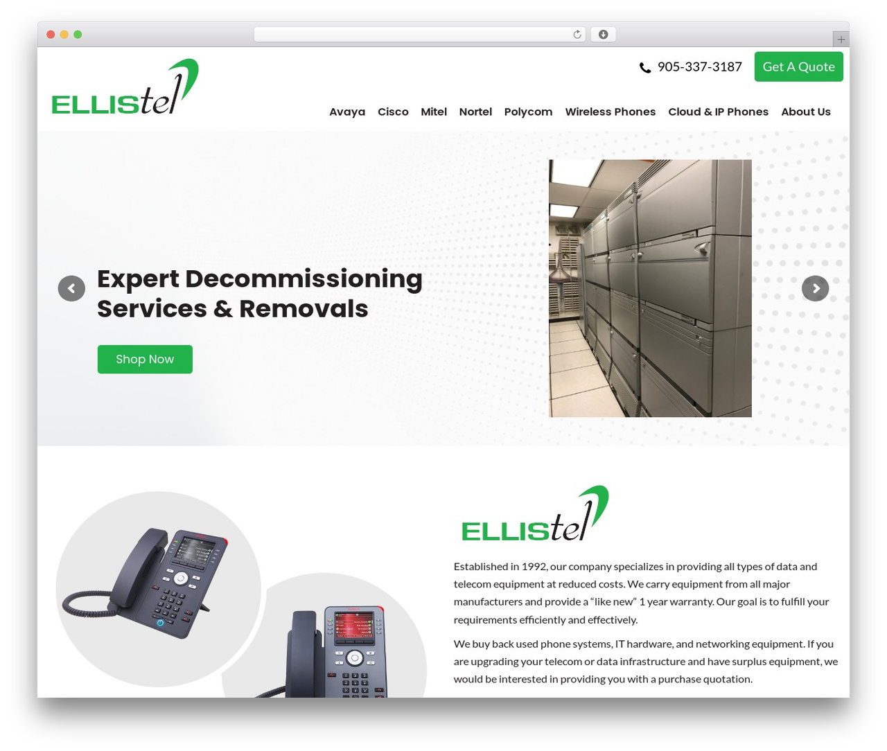 WordPress theme Digitech - ellistel.com