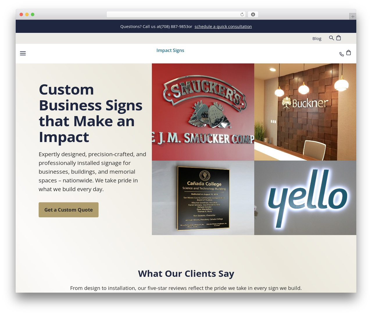 WordPress theme Impact Signs - impactsigns.com WordPress theme Impact Signs - impactsigns.com
