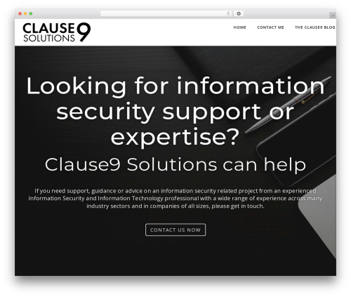 WordPress theme Integral - clause9.co.uk
