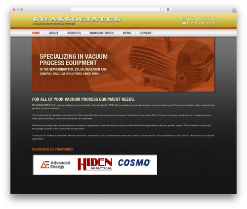 WordPress theme SRA Theme - srassociatespa.com