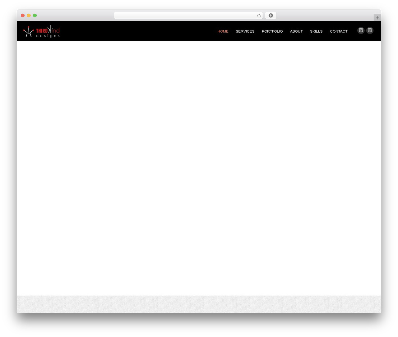 WordPress website theme ThirdKind_v1 - thirdkinddesigns.com