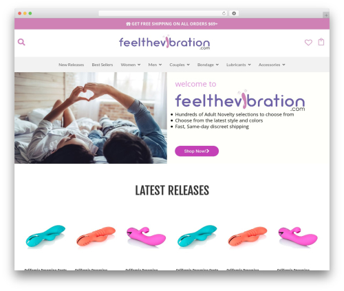 WR Nitro WordPress theme - feelthevibration.com