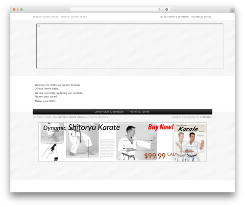 Avenger WordPress theme - shitokai.ca
