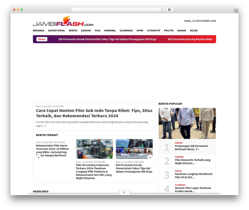 BloggingPro premium WordPress theme - jambiflash.com