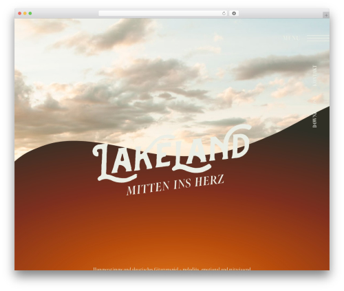 Custom Theme WordPress theme - lakeland-music.ch