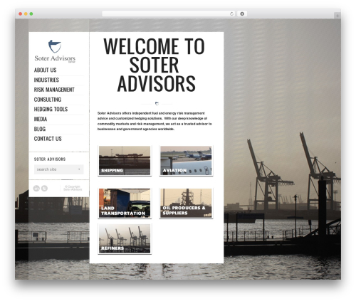 Flashlight theme WordPress - soteradvisors.com