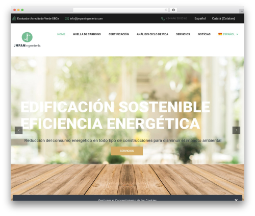 Interrio WordPress theme - jmpaningenieria.com