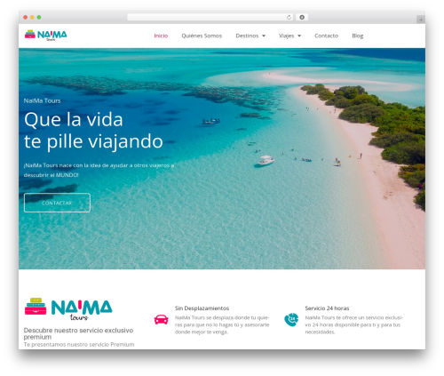 Monstroid2 theme WordPress - naimatours.com