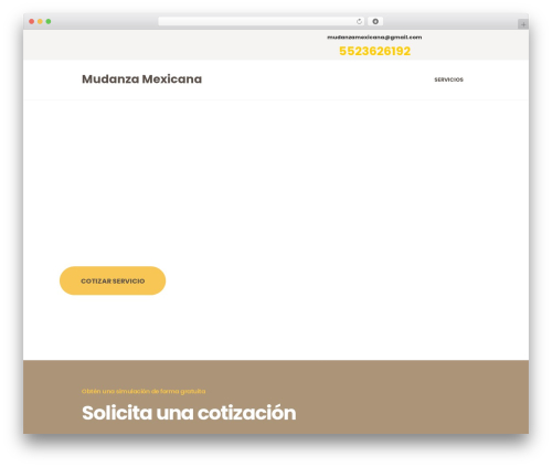 MoveMe WordPress theme - mudanzamexicana.com