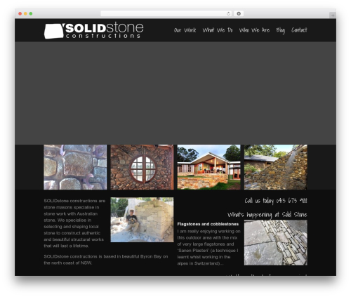 Solid Stone Constructions WordPress theme - solidstone.com.au