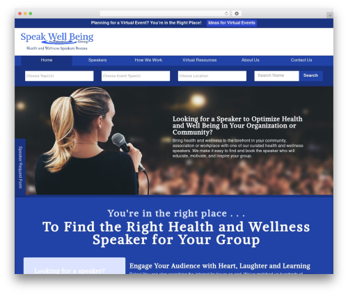 ####TEMPLATE### Theme WordPress website theme - speakwellbeing.com