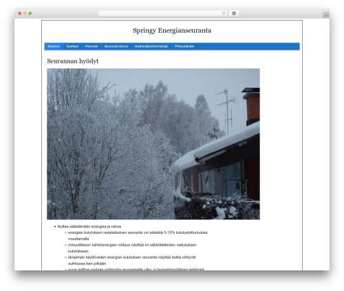 Menubar templates WordPress plugin - springy.fi