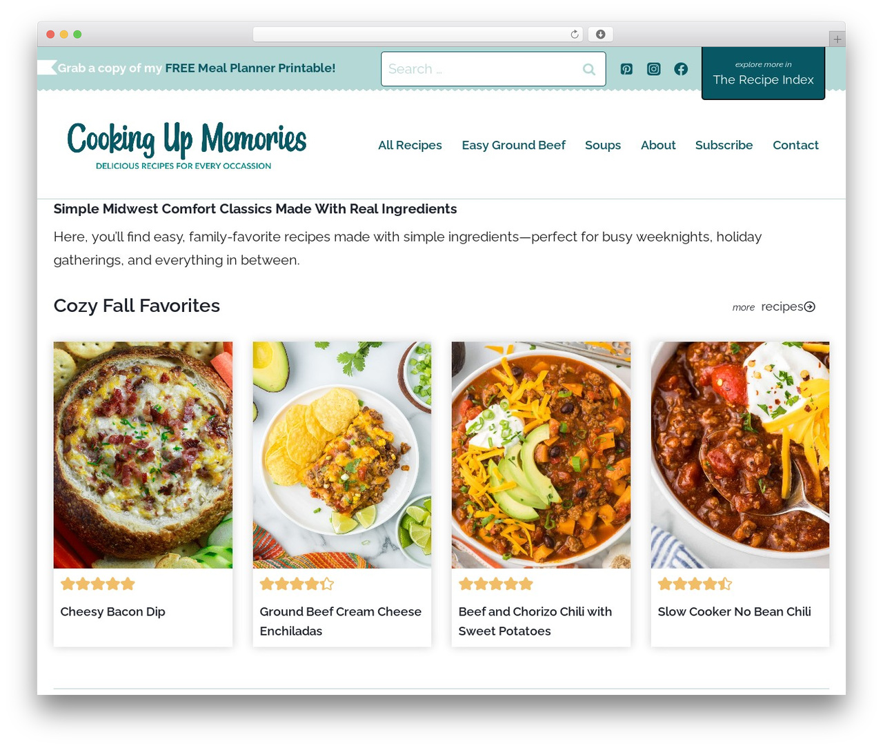 WordPress theme Limoncella - cookingupmemories.com WordPress theme Limoncella - cookingupmemories.com