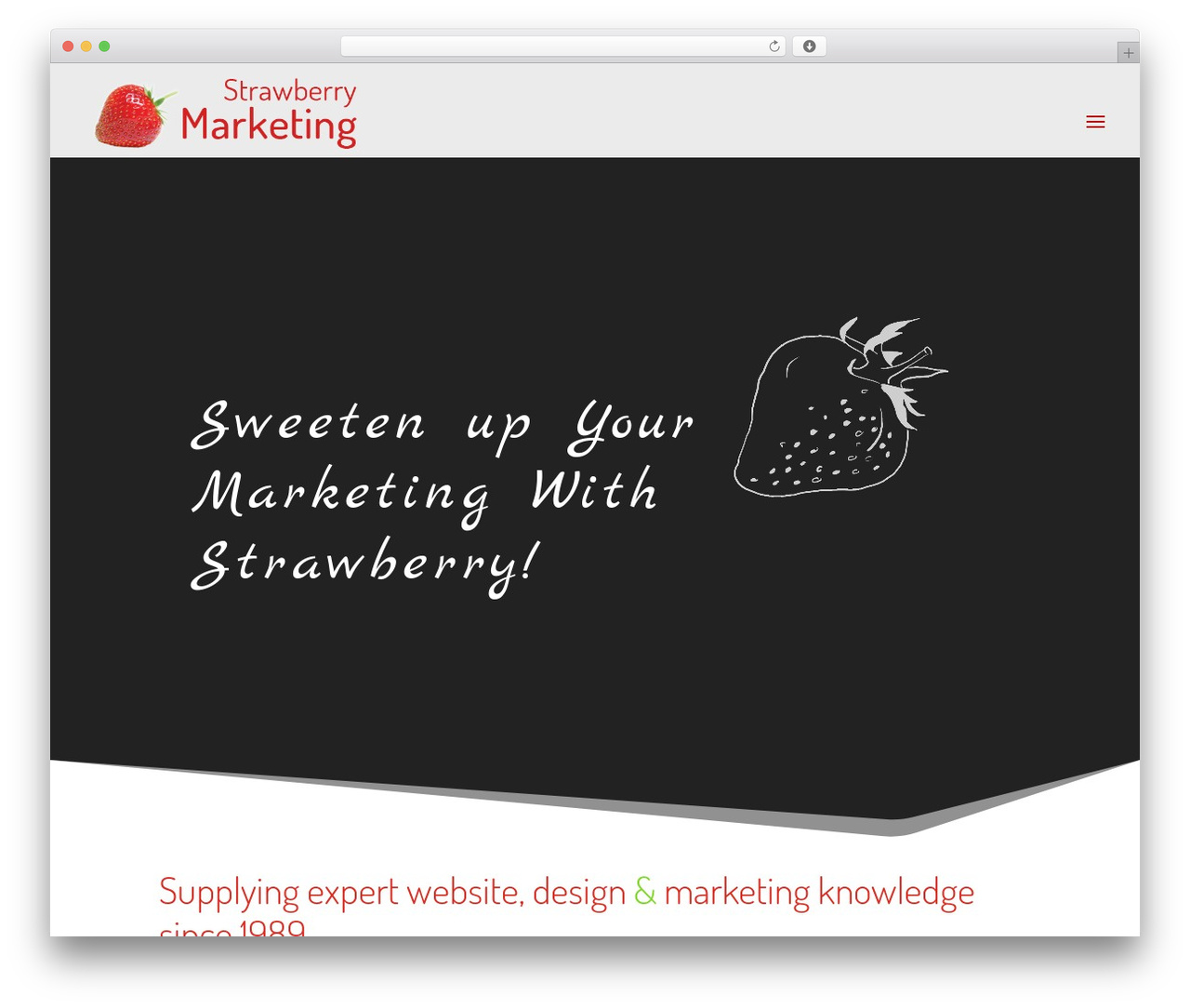 Divi WordPress theme - strawberrymarketing.com