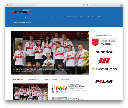 Extra WordPress theme - sportzator.com