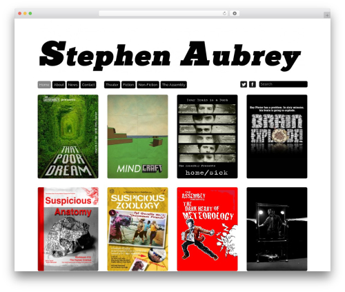 Grid Theme Responsive theme WordPress - stephenaubrey.com