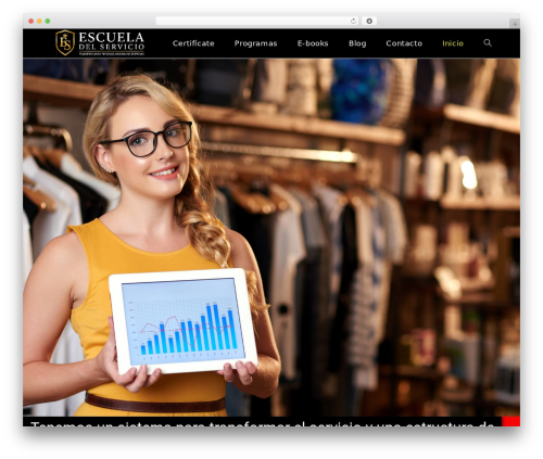 OceanWP WordPress theme - escueladelservicio.com