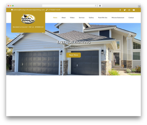Spangle Pro WordPress theme - finishprofessionalpainting.com Spangle Pro WordPress theme - finishprofessionalpainting.com