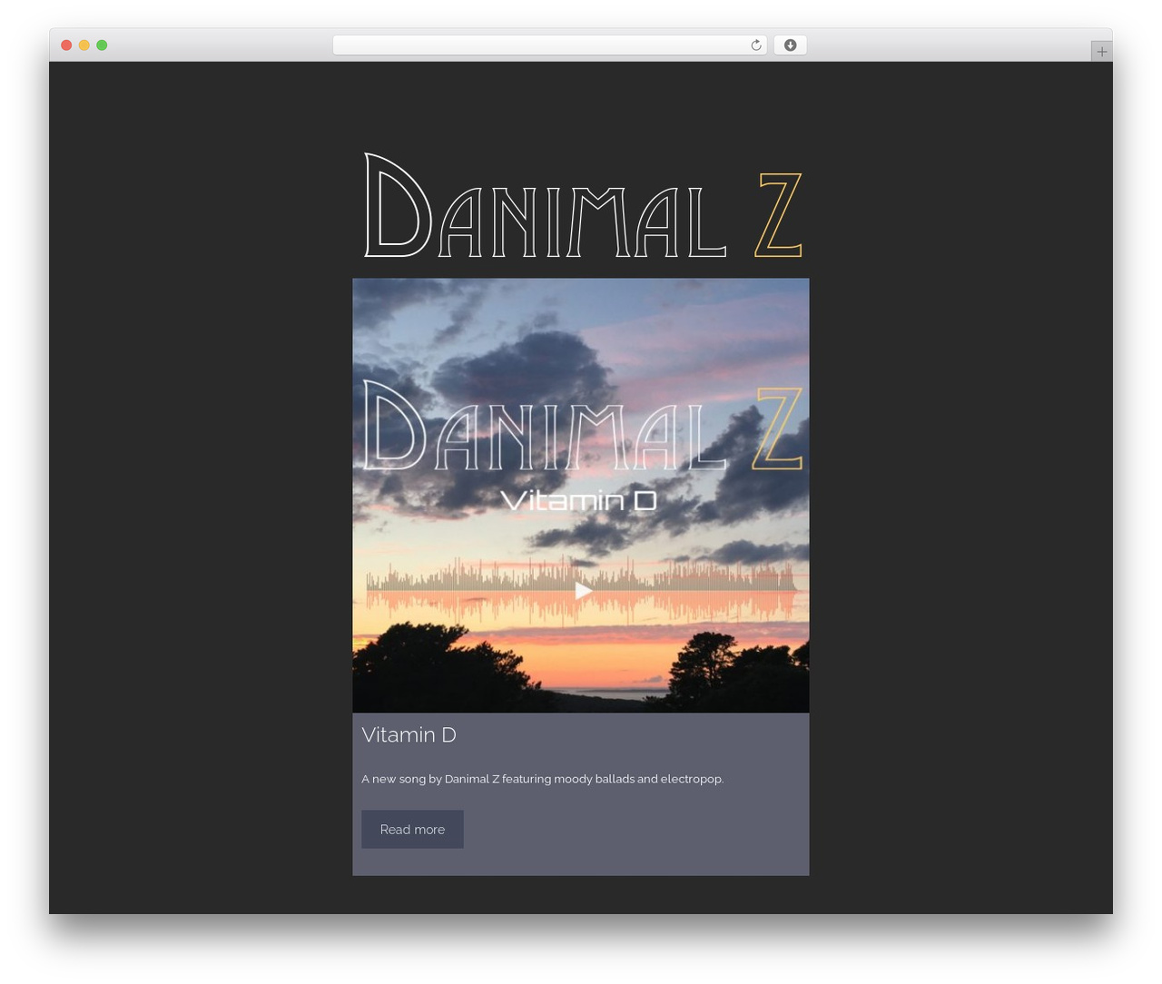 WordPress theme Foundry - danimalz.com WordPress theme Foundry - danimalz.com