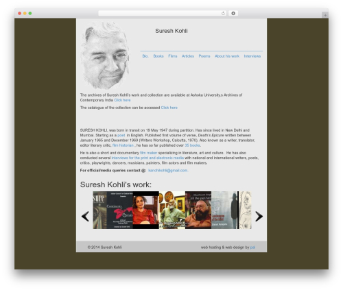 B3 WordPress theme - sureshkohli.net