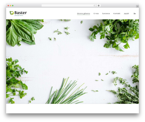 Baster top WordPress theme - baster-herbs.com
