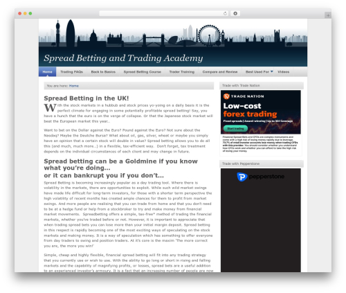 Catalyst WP theme - spread-betting.com